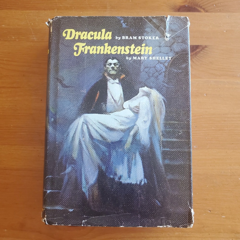 Dracula Bram Stoker Frankenstein Mary Shelley Nelson Doubleday Book Club Edition